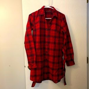 Abercrombie & Fitch Plaid Shirt Dress